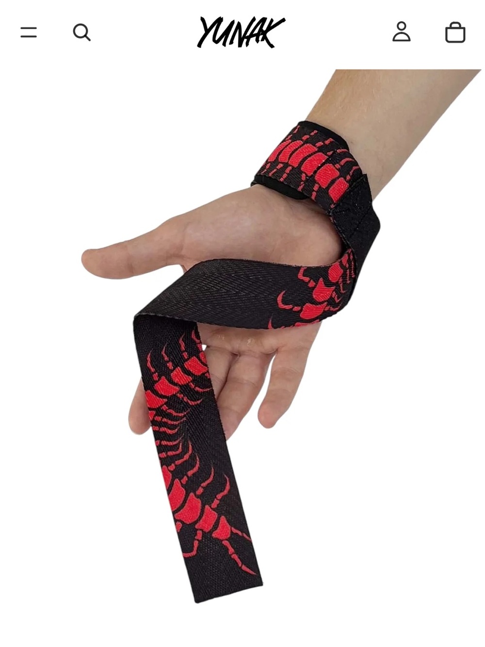 Red & Black Wrist Wrap Gloves for Men